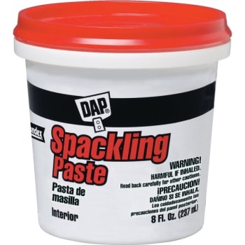 DAP 8 Oz White Spackling Paste Package Of 8 Package Of 12