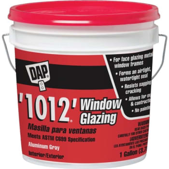 Image for DAP 1 Gallon '1012' Aluminum Gray Glazing Metal Sash Putty (2-Pack) from HD Supply