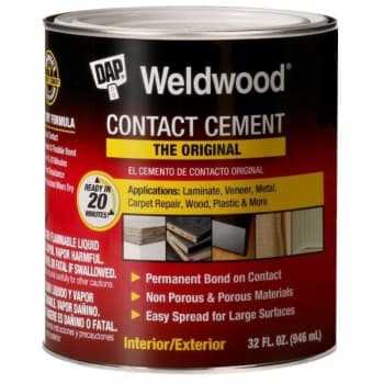 Image for Dap Weldwood 1 Qt Original Contact Cement Package Of 6 from HD Supply