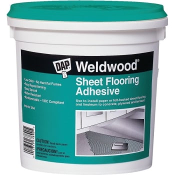 Image for DAP Weldwood 1 Qt Sheet Flooring Adhesive Package of 6 from HD Supply