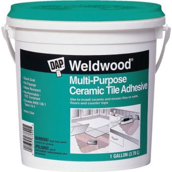 Image for DAP 1 Gallon Weldwood Multi-Purpose Ceramic Tile Adhesive (4-Pack) from HD Supply