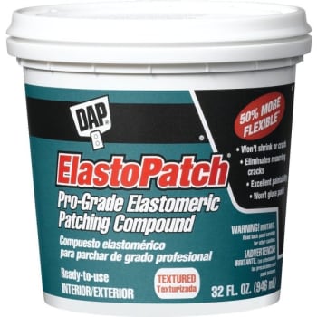 Image for DAP 1 Qt Elastopatch Textured Flexible Patching Compound (6-Pack) from HD Supply