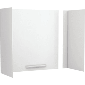 Swan Veritek Tub Wall Surround Three-Piece White ...