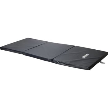 Image for Drive™ Tri-Fold Non-Skid Vinyl Bedside Fall Mat, 72"x30"x2", High Density Foam from HD Supply