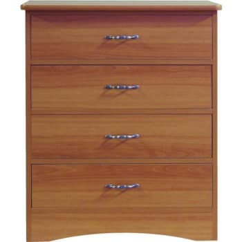 Image for Basic American Avondale Four-Drawer Chest Windsor Mahogany from HD Supply