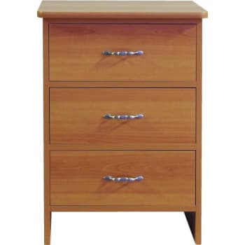 Image for Basic American Avondale Three-Drawer Chest Windsor Mahogany from HD Supply