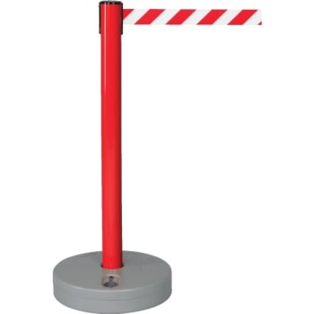 Image for Tensabarrier® Post With Plastic Base, Red Post from HD Supply