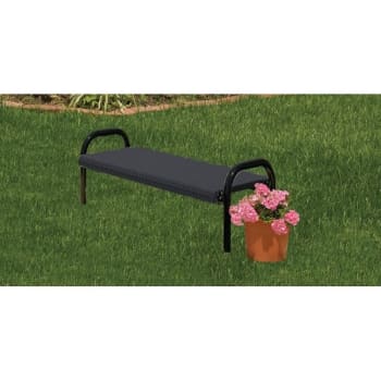 Image for Ultrasite® In Ground Mount Ultra Bench, Black Galvanized Steel, 4' from HD Supply