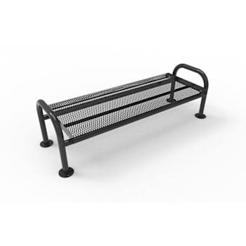 Image for Ultrasite® Portable/Surface Mount Ultra Bench, Black Galvanized Steel, 6' from HD Supply