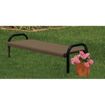 Ultrasite® In Ground Mount Ultra Bench, Brown 6'