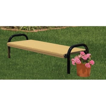 Image for Ultrasite® In Ground Mount Ultra Bench, Beige Galvanized Steel, 6' from HD Supply