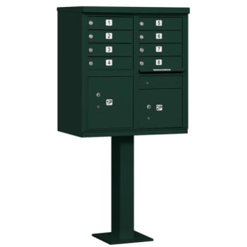 Image for Salsbury Industries® Cluster Mailbox, 8 Boxes, Green from HD Supply