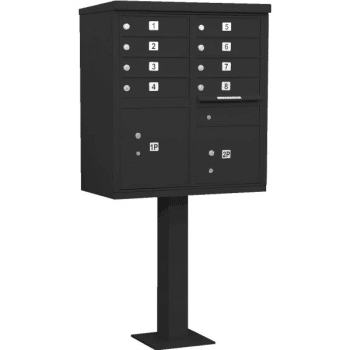 Image for Salsbury Industries® Cluster Mailbox, 8 Boxes, Black from HD Supply