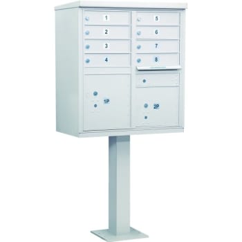 Image for Salsbury Industries® Cluster Mailbox, 8 Boxes, White from HD Supply