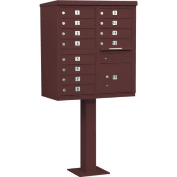 Image for Salsbury Industries® Cluster Mailbox, 12 Boxes, Bronze from HD Supply