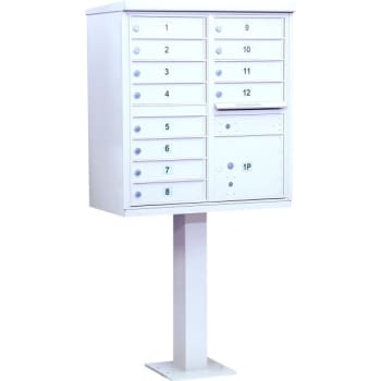 Image for Salsbury Industries® Cluster Mailbox, 12 Boxes, White from HD Supply