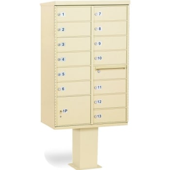 Image for Salsbury Industries® Cluster Mailbox, 13 Boxes, Sandstone from HD Supply
