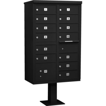 Image for Salsbury Industries® Cluster Mailbox, 13 Boxes, Black from HD Supply