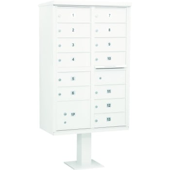 Image for Salsbury Industries® Cluster Mailbox, 13 Boxes, White from HD Supply