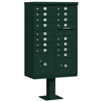 Image for Salsbury Industries® Cluster Mailbox, 16 Boxes, Green from HD Supply