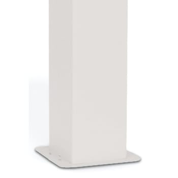 Image for Salsbury Industries® Cluster Mailbox Pedestal for 13 or 16 Boxes, White from HD Supply