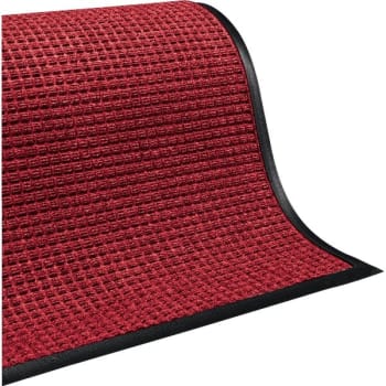 Image for M+A Matting Waterhog® Classic Floor Mat, Red, 10' x 4' from HD Supply