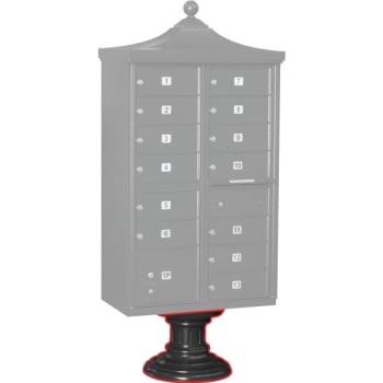 Image for Salsbury Industries® Cluster Mailbox Short Decorative Pedestal, Black from HD Supply