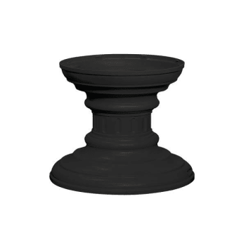 Salsbury Industries® Cluster Mailbox Short Decorative Pedestal, Black
