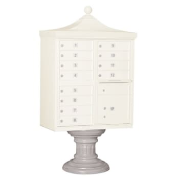 Image for Salsbury Industries® Cluster Mailbox Short Decorative Pedestal, White from HD Supply
