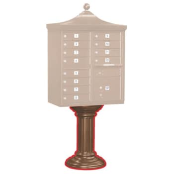 Image for Salsbury Industries® Cluster Mailbox Tall Decorative Pedestal, Bronze from HD Supply