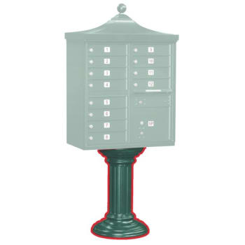 Image for Salsbury Industries® Cluster Mailbox Tall Decorative Pedestal, Green from HD Supply