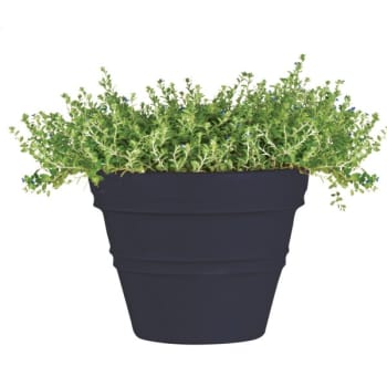 Image for Classic Look Rolled Rim Planter, 47 Diameter, Charcoal from HD Supply