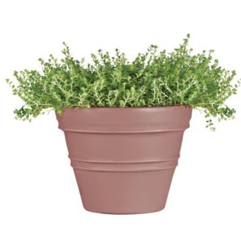 Image for Classic Look Rolled Rim Planter, 21 Diameter, Taupe from HD Supply