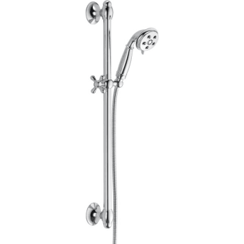 Image for Delta Three-Setting H2okinetic Handshower With Pause Feature, Chrome, 1.75 Gpm from HD Supply