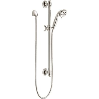 Delta 3-Setting H2okinetic Handshower, Pause Feature, Polished Nickel, 1.75 Gpm