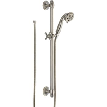 Image for Delta Three-Setting H2okinetic Handshower With Pause Feature, Stainless, 2.0 Gpm from HD Supply