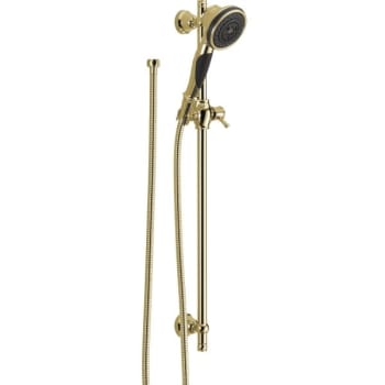 Image for Delta 3-Setting Hand Shower Transitioning To 60" - 82" Polished Brass, 1.75 Gpm from HD Supply