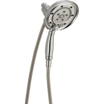 Image for Delta2ition 4-Setting Two-In-One Shower Arm Mount Shower Stainless, 2.5 Gpm from HD Supply