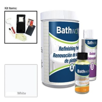 Image for Bathworks Bathtub and Wall Refinishing Kit - White from HD Supply