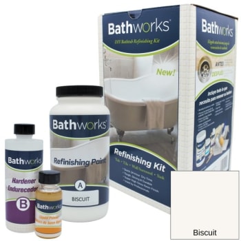 Image for Bathworks Bathtub/Wall Refinishing Kit (Biscuit) from HD Supply