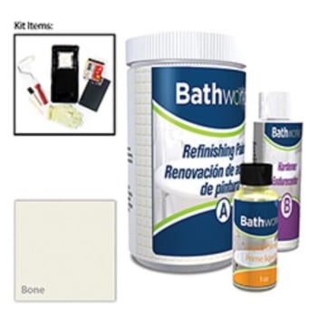 Image for Bathworks Bathtub and Wall Refinishing Kit - Bone from HD Supply