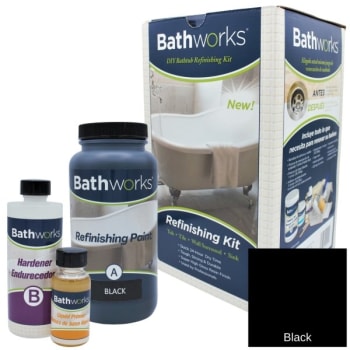 Image for Bathworks Bathtub And Wall Refinishing Kit - Black from HD Supply