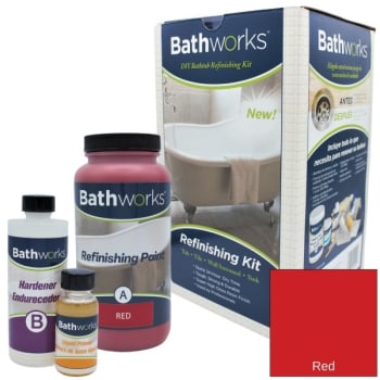 Image for Bathworks Bathtub And Wall Refinishing Kit - Red from HD Supply