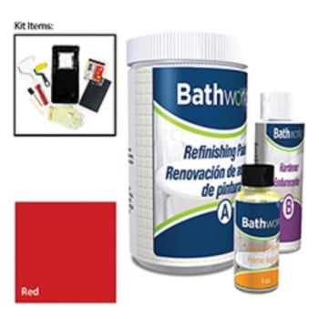 Image for Bathworks Bathtub and Wall Refinishing Kit - Red from HD Supply