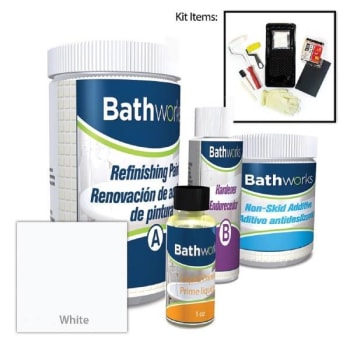 Image for Bathworks Non-Slip Bath and Wall Refinish Kit - White from HD Supply