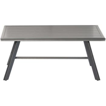 Image for Cape Soleil Commercial Aluminum Slat Coffee Table from HD Supply