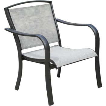 Cape Soleil Richmond Commercial Sling Aluminum Chat Sling Chair