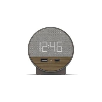 Image for Nonstop Station O Hotel Alarm Clock In Charcoal Weave from HD Supply