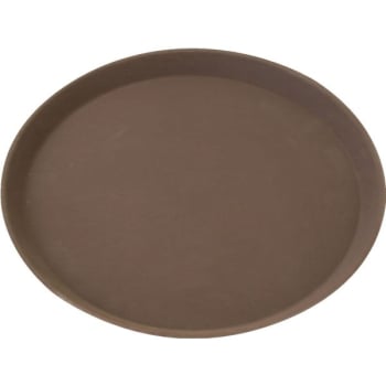 Image for Thunder Group 22 X 27" Brown Rubber Lined Oval Tray from HD Supply