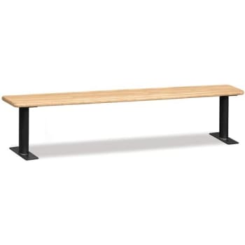 Image for Salsbury Industries® Wood Locker Bench 96 Inches Light Finish from HD Supply